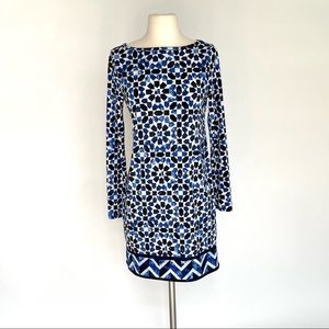 Michael Kors Geometric Print Shift Dress